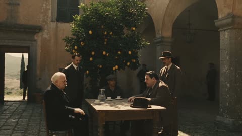AI advertising: editing, sound & colour, a frame from Sicily, Bureau 723
